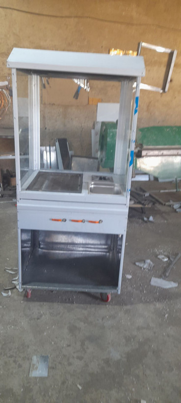 فر ساندویچی صنعتی استیل درخشان تجهیزات آشپزخانه صنعتی