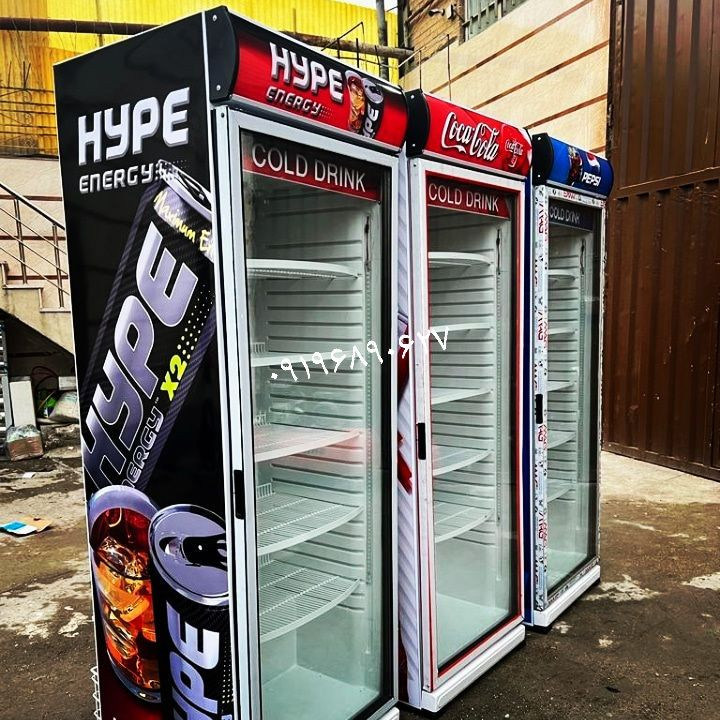 یخچال نوشیدنی ایستاده صنعتی استیل درخشان تجهیزات آشپزخانه صنعتی