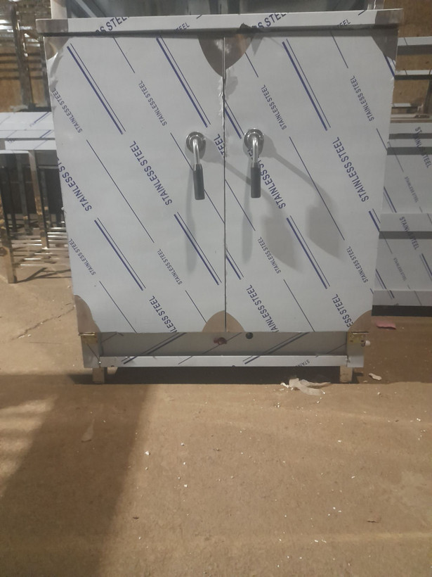 گرم خانه دو درب استیل برای نگه داری غذا
